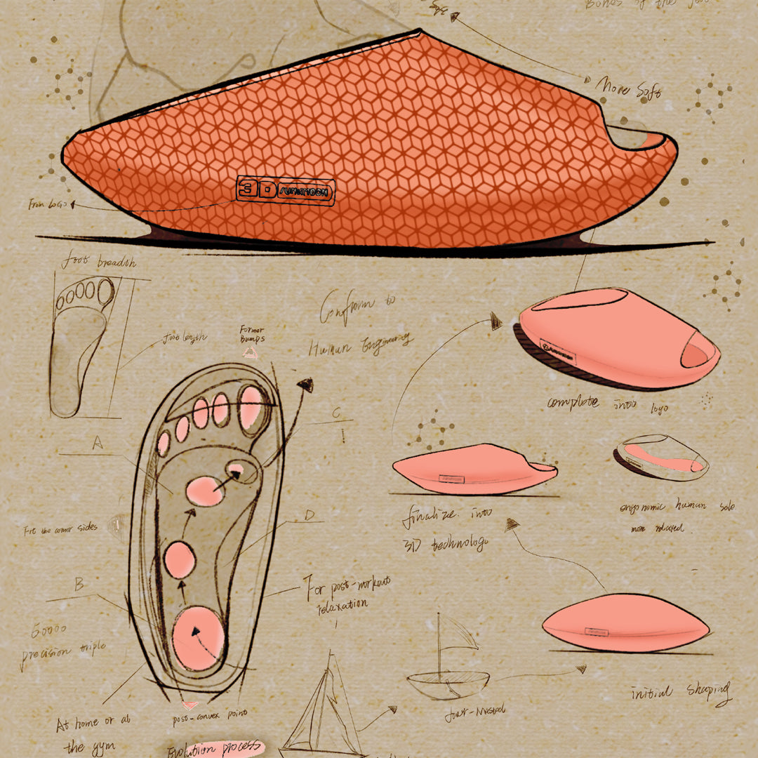 SUNRIMOON 3D GRID© Recovery Slippers
