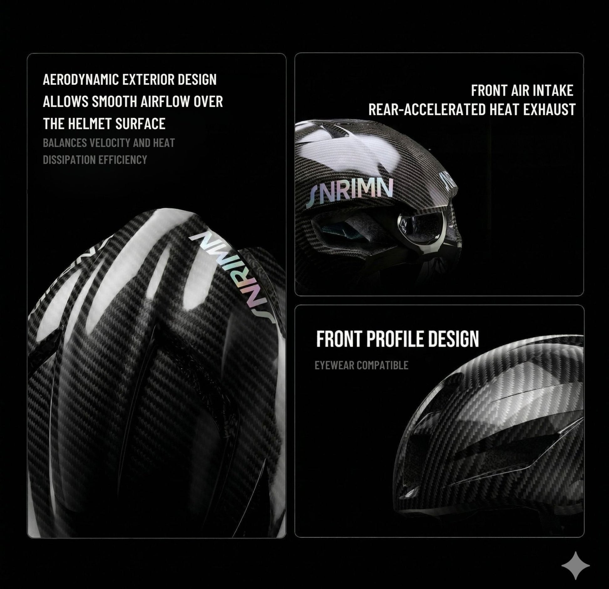 SUNRIMOON S10 STARFIELD CARBON FIBER - SUNRIMOON HELMET